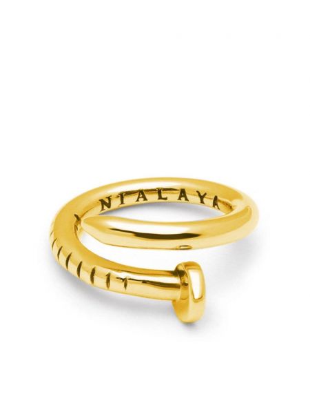 Bague Nialaya Jewelry doré
