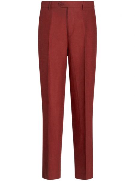 Pantaloni chino Etro roșu