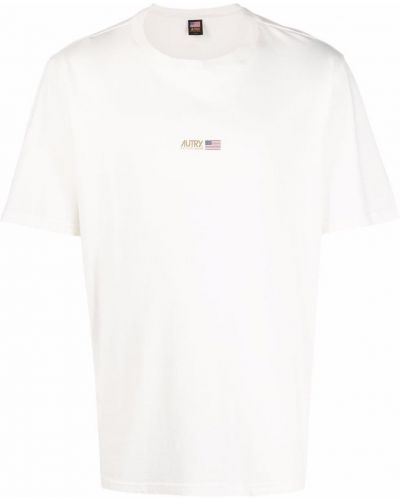 Camiseta con estampado Autry blanco