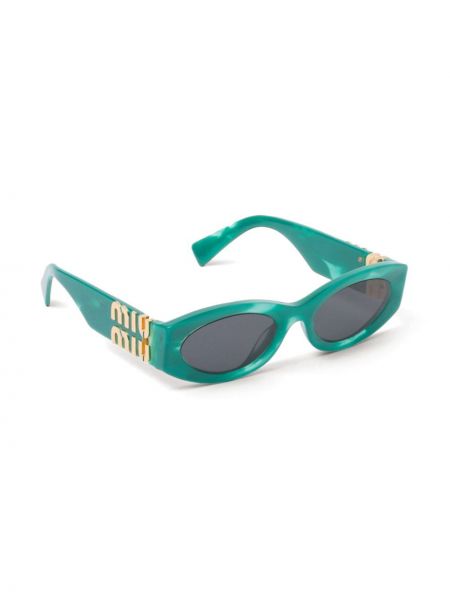 Okulary przeciwsłoneczne Miu Miu Eyewear zielone