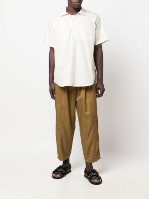 Hemd mit reißverschluss aus baumwoll Engineered Garments weiß