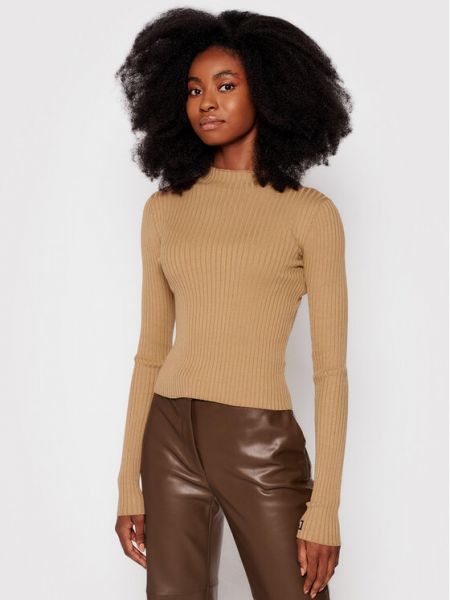 Облегающий свитер Liviana Conti коричневый