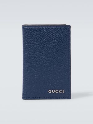 Кожено портмоне Gucci черно
