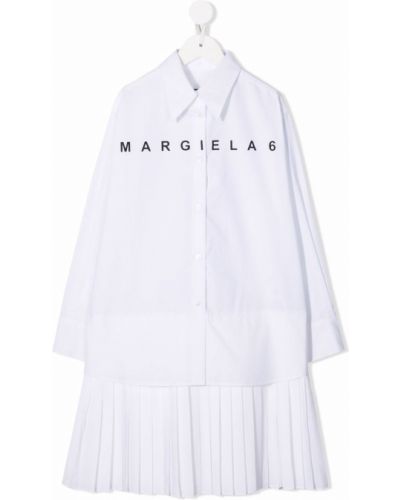 Рубашка платье с логотипом Maison Margiela