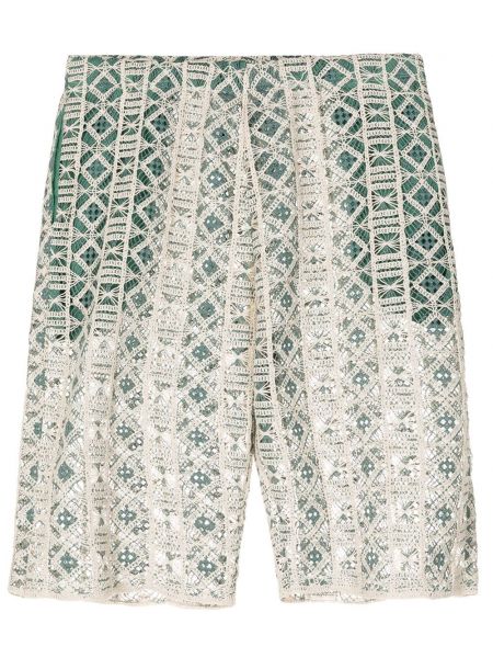 Kratke hlače s vezom Amir Slama zelena