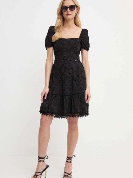 Mini haljina Guess crna