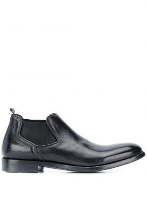 Členkové topánky Alberto Fasciani čierna