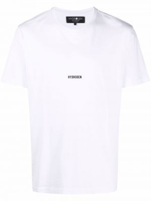 Camiseta con estampado Hydrogen blanco