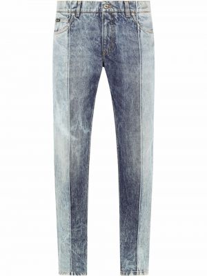 Avsmalnande jeans Dolce & Gabbana blå