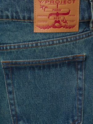 Spódnica jeansowa asymetryczna Y/project niebieska