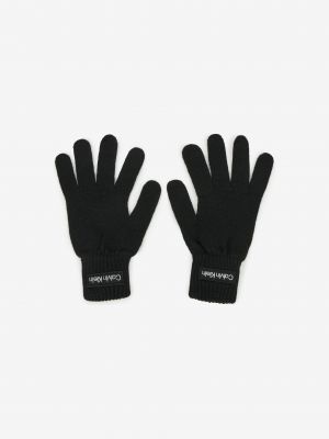 Rękawiczki wełniane Calvin Klein - biały