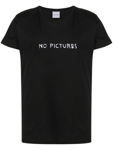 Camiseta con bordado Nasaseasons negro