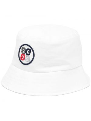 Памучна шапка бродирана G/fore бяло