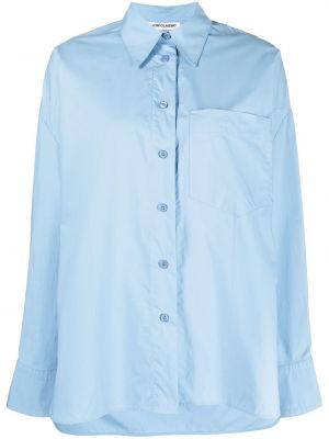 Bavlnená košeľa Low Classic modrá