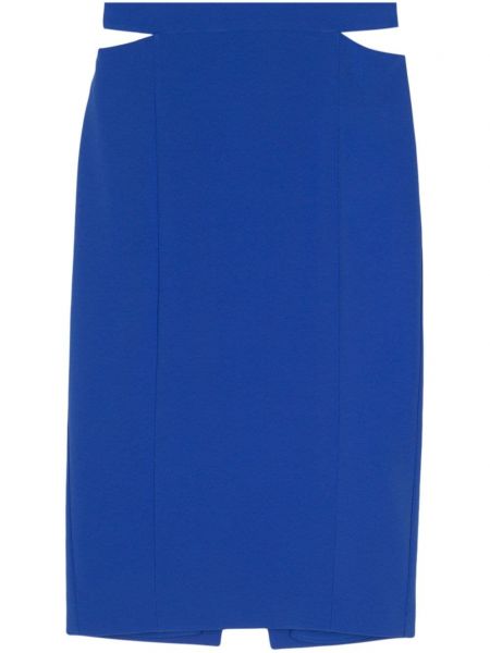 Krepové midi sukně Patrizia Pepe modré