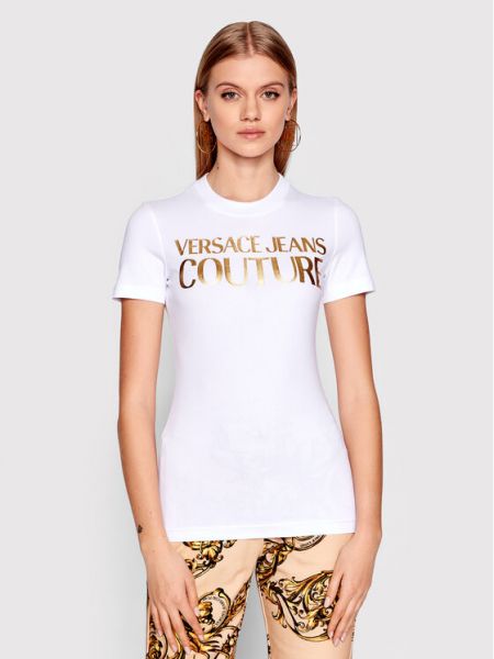 T-shirt Versace Jeans Couture, biały