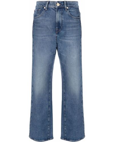 Jean droit 7 For All Mankind bleu