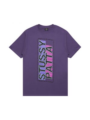 Футболка Stussy фиолетовая