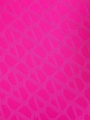 Žakarda zīda šalle Valentino Garavani rozā