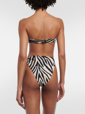 Bikini s potiskom z zebra vzorcem Magda Butrym