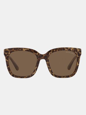 Gafas de sol con estampado animal print Michael Kors marrón