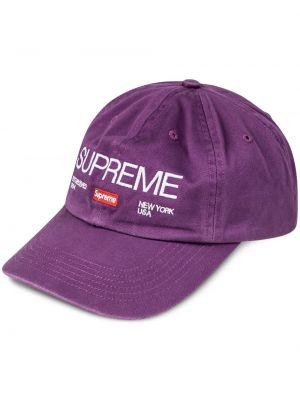 Kapa s šiltom Supreme vijolična