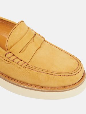 Bőr loafer Tod's barna