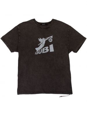 T-shirt en coton à imprimé Ksubi