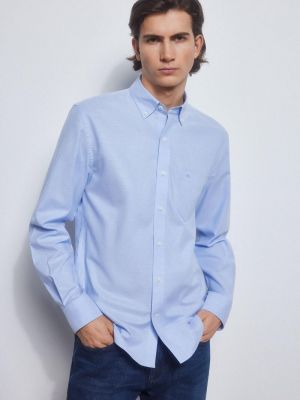 Рубашка Pedro Del Hierro синяя