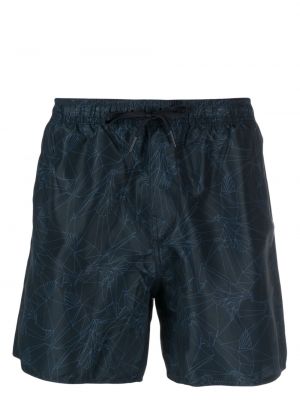 Pantaloni scurți cu imagine Armani Exchange albastru