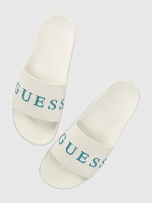 Pantofle Guess bílé