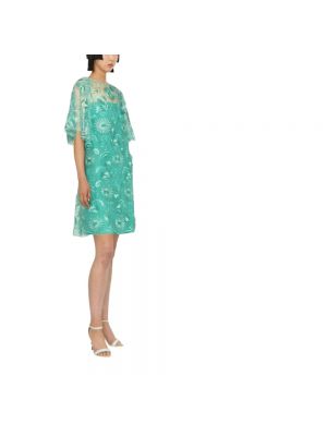 Sukienka mini Alberta Ferretti zielona
