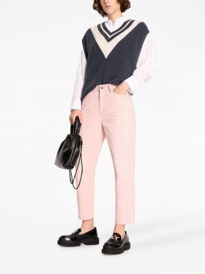 Straight jeans Armani Exchange pink