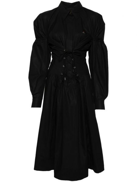 Μίντι φόρεμα Vivienne Westwood μαύρο