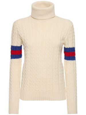 Suéter de lana de cachemir de punto Gucci