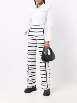 Pantalones rectos Vivienne Westwood blanco