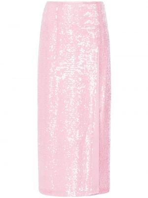 Midi suknja Lapointe ružičasta