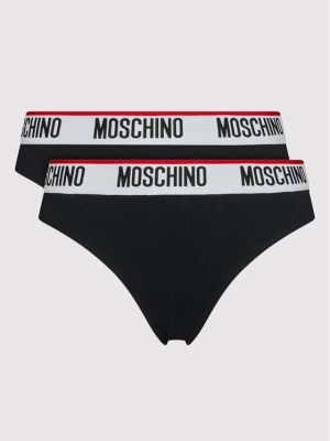 Бразилски бикини Moschino Underwear & Swim черно