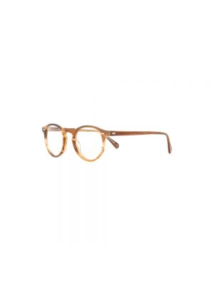 Okulary korekcyjne Oliver Peoples brązowe