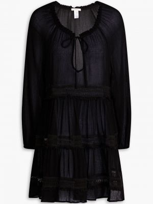 Mini šaty Eberjey, černá