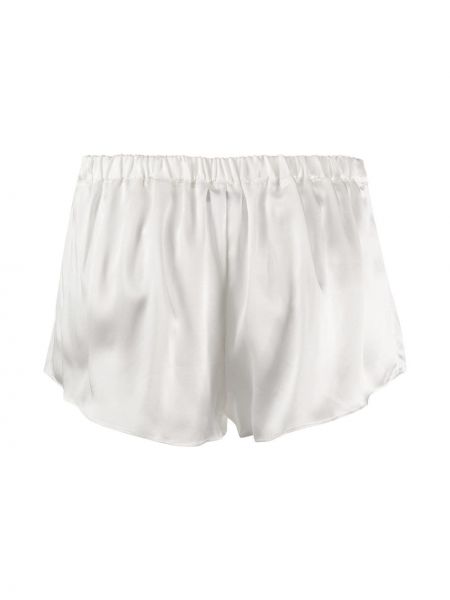 Seiden shorts mit perlen Gilda & Pearl weiß