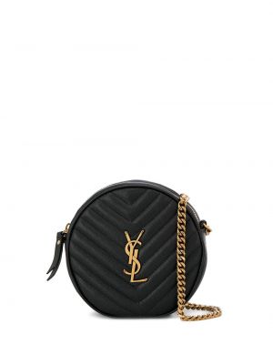 Rund bag Saint Laurent svart