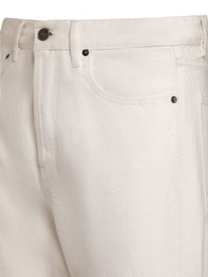 Bavlnené džínsy Jacquemus biela