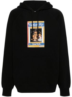 Βαμβακερός φούτερ με κουκούλα Carhartt Wip μαύρο