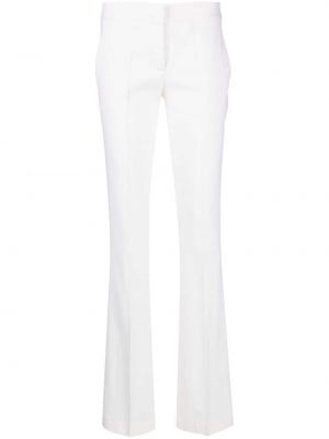 Μάλλινο παντελόνι Blumarine λευκό