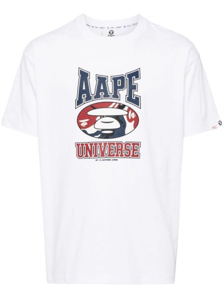 T-shirt Aape By *a Bathing Ape® hvid