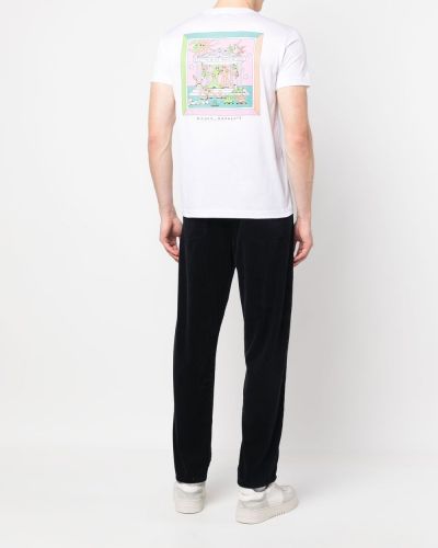 T-shirt mit print Modes Garments weiß
