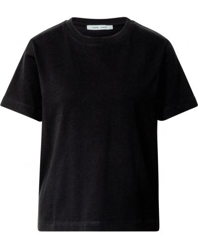 Marškinėliai Samsøe Samsøe juoda