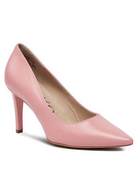 Полуотворени обувки с ток Ryłko розово