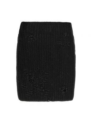 Mini falda de algodón Jw Anderson negro